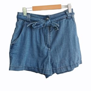 Aritzia Wilfred Free High Waisted Denim Shorts
